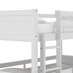 Twin Capri Wood Triple Bunk Bed White - Hillsdale Furniture -Children Furniture Store GUEST 95c16700 608f 4d64 9639 2204709b7ab4
