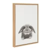 24" X 18" Rabbit Framed Canvas Art - Uniek -Children Furniture Store GUEST 96d3b00f b0d9 48df add5 da10067c32f2