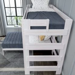 Max & Lily Farmhouse Twin Over Twin L-Shaped Bunk Bed 10 Max & Lily Farmhouse Twin Over Twin L-Shaped Bunk Bed -Children Furniture Store GUEST 971b8fdb 91b7 42d6 99e7 7b2f6dea0e8a