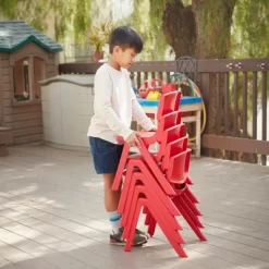 ECR4Kids 12 Inch Plastic Stackable Classroom Stack Chairs, Indoor/Outdoor For Kids-10pk -Children Furniture Store GUEST 979e99a9 a411 4404 8cd9 cb23d84a8c0c