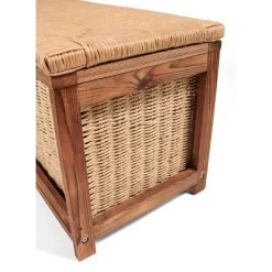 Badger Basket Kid's Storage Bench With Woven Top And Baskets Brown -Children Furniture Store GUEST 988e3aa2 dd29 495b a549 d42a1691aa29