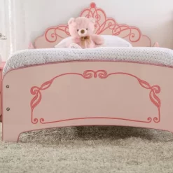 Twin Nemma Princess Crown Twin Bed Pink - Homes: Inside + Out -Children Furniture Store GUEST 98bc7b2e 9ab8 4f94 88ff 93db79166b2a