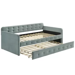 Twin Elyria Contemporary Tufted Daybed - MiBasics 21 Twin Elyria Contemporary Tufted Daybed - MiBasics -Children Furniture Store GUEST 99b266a5 7ff5 426d 8b6c a7fa162ee881