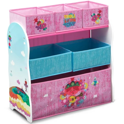 Disney Trolls World Tour Design And Store 6 Bin Toy Organizer - Delta Children 7 Disney Trolls World Tour Design And Store 6 Bin Toy Organizer - Delta Children - Image 5