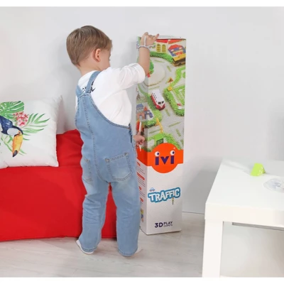 52.5"x71" Traffic Green 3D Play Rug - IVI 20 52.5"x71" Traffic Green 3D Play Rug - IVI - Image 18