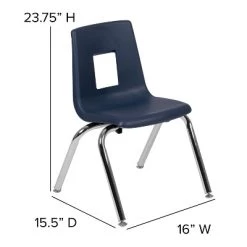 Flash Furniture Advantage Student Stack School Chair - 14-inch -Children Furniture Store GUEST 9b7d4903 65b3 49b7 8c5b 649c62dcd6d5