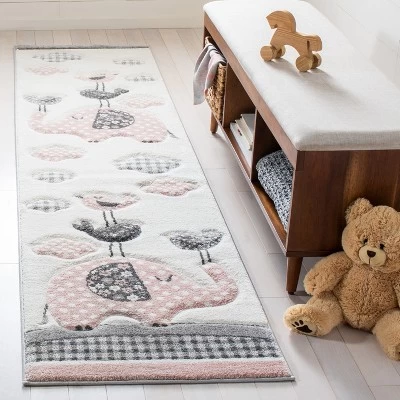 Carousel Kids CRK127 Power Loomed Area Rug - Safavieh 3 Carousel Kids CRK127 Power Loomed Area Rug - Safavieh