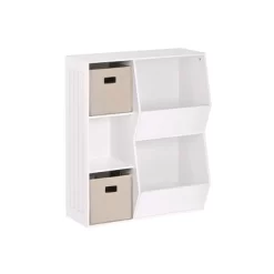 3pc Kids' Floor Cabinet With 2 Bins Set - RiverRidge Home -Children Furniture Store GUEST 9c56e74c ec76 41bc 81f0 bb4496819535