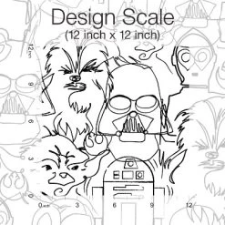 Star Wars Saga Line Sketches Peel And Stick Wallpaper Gray - RoomMates -Children Furniture Store GUEST 9dcaae19 9df5 4dd5 ab09 6ff46948f94e