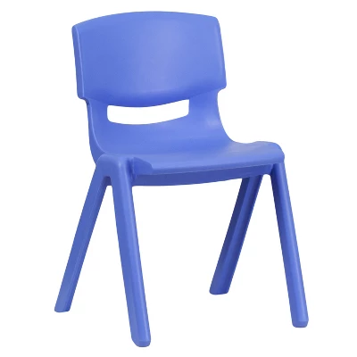 Emma And Oliver 5 Pack Plastic Stackable School Chair With 13.25" Seat Height 12 Emma And Oliver 5 Pack Plastic Stackable School Chair With 13.25" Seat Height - Image 10