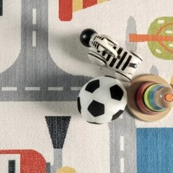 NuLOOM Carmina City Streets Machine Washable Kids Area Rug 3' X 5' In White Multi 14 NuLOOM Carmina City Streets Machine Washable Kids Area Rug 3' X 5' In White Multi -Children Furniture Store GUEST 9eb5749d 59b8 44fa 8b64 5791b703c119 1