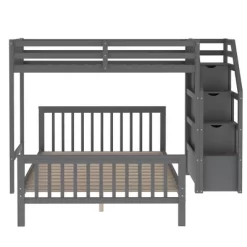 Twin Over Full Loft Bed With Staircase - ModernLuxe 16 Twin Over Full Loft Bed With Staircase - ModernLuxe -Children Furniture Store GUEST 9f17adfc a36a 458f af32 21cc44982b35