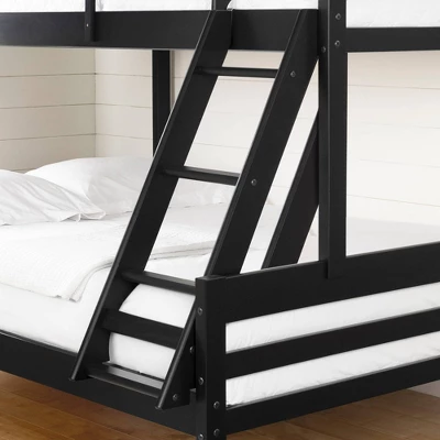 Induzy Solid Wood Bunk Beds Matte Black - South Shore 6 Induzy Solid Wood Bunk Beds Matte Black - South Shore - Image 4