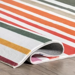 NuLOOM Effie Stripes Kids Machine Washable Area Rug -Children Furniture Store GUEST a041f7eb 3245 4b2d 892a 680c1e8d88ef