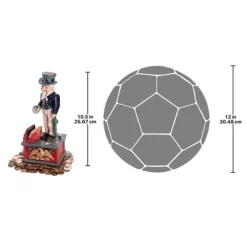 Design Toscano Uncle Sam Cast Iron Mechanical Bank