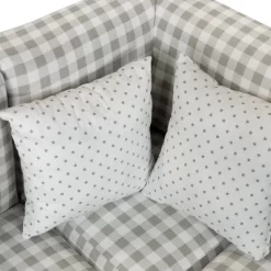 Tibbetts Kids' Sectional With Ottoman Gray/White - HOMES: Inside + Out -Children Furniture Store GUEST a3ab0e80 4a86 4e66 ad03 ec968ff629be