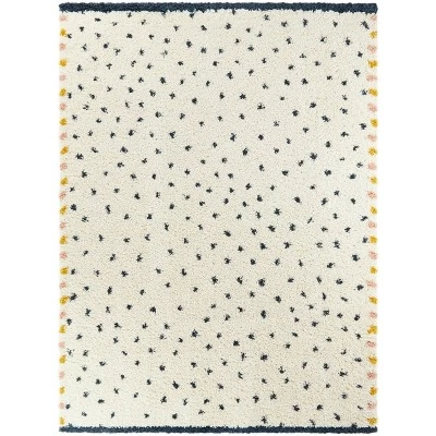 Confetti Shag Cream/Blue - Balta Rugs 7 Confetti Shag Cream/Blue - Balta Rugs - Image 5