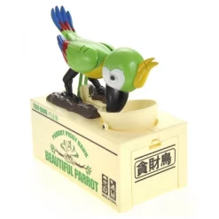 Insten Parrot Piggy Bank Robotic Coin Munching Toy Money Box, Green, 6.6x6.5 Inches 11 Insten Parrot Piggy Bank Robotic Coin Munching Toy Money Box, Green, 6.6x6.5 Inches -Children Furniture Store GUEST a53d7341 25ad 4fd6 9fb3 5fce180b8f83