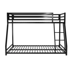 Twin/Full Max Metal Bunk Bed Black - Room & Joy -Children Furniture Store GUEST a5403249 9357 44c6 8ae7 1839437950da