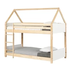 Sweedi House Bunk Beds White/Natural - South Shore -Children Furniture Store GUEST a556f193 99eb 4050 b953 125cd858b166