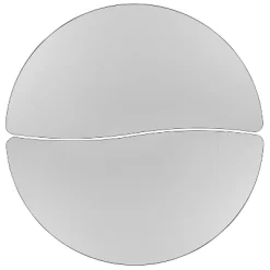 Emma And Oliver 2 Piece 47.5" Circle Wave Collaborative Grey Adjustable Activity Table Set -Children Furniture Store GUEST a5b82d68 839d 4eb6 a953 3af68d538422