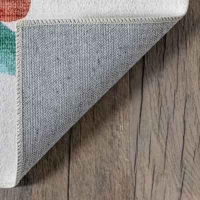 NuLOOM Eamon Dinosaur Machine Washable Kids Area Rug 8 NuLOOM Eamon Dinosaur Machine Washable Kids Area Rug - Image 6