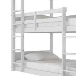 Twin Capri Wood Triple Bunk Bed White - Hillsdale Furniture -Children Furniture Store GUEST a6c24afb 328f 4c35 89fb cf9ec6738e81
