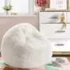 Long Fur Kids' Bean Bag Cream - Pillowfort™ -Children Furniture Store GUEST a80dd4ba 61ad 407d baa5 79efb6c46ffe