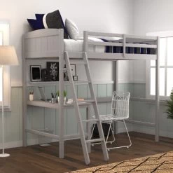 Twin Alexis Wood Arch Loft Bed With Desk - Hillsdale Furniture -Children Furniture Store GUEST a8f2457c acf8 42c7 89d3 173c03ebe5ec