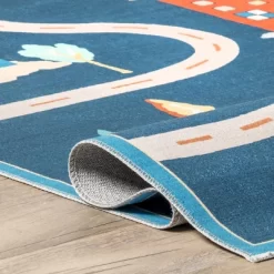 NuLOOM Zita Neighborhood Machine Washable Kids Area Rug -Children Furniture Store GUEST a9a80e4a 23da 4edd 8976 72c45bcb563a