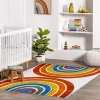 NuLOOM Classic Double Rainbow Machine Washable Kids Area Rug -Children Furniture Store GUEST a9aec4bb a5ea 4795 a29f bc48fea216ab