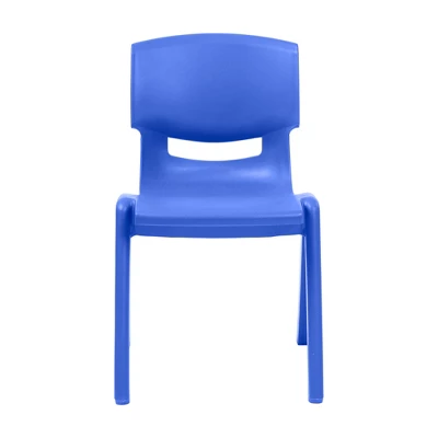 ECR4Kids Plastic School Stack Chair For Indoors And Outdoors, 14in Seat Height, 4-Pack 9 ECR4Kids Plastic School Stack Chair For Indoors And Outdoors, 14in Seat Height, 4-Pack - Image 7