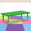 Flash Furniture 24"W X 48"L Rectangular Plastic Height Adjustable Activity Table -Children Furniture Store GUEST ab4758a3 e79a 43dc bb4e 21d9b8252a1f 1