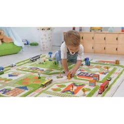 39"x59" Traffic Green 3D Play Rug - IVI -Children Furniture Store GUEST ac336f82 38c2 41c6 8c9b 162253aaa159