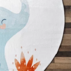 NuLOOM Elain Cheerful Elephant Machine Washable Kids Area Rug -Children Furniture Store GUEST ad3cf07c dc68 4e9e bd9e 4ac0159e75bc