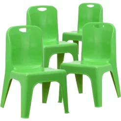 Flash Furniture 4 Pack Plastic Stackable School Chair With Carrying Handle And 11'' Seat Height -Children Furniture Store GUEST ad5c3b8e b691 455c a62f 963c47df0b5f 1