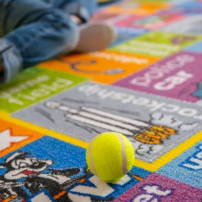 KC CUBS | Looney Tunes Boy & Girl Kids ABC Alphabet, Jobs & Objects Educational Learning & Play Nursery Bedroom Classroom Rug Carpet 7 KC CUBS | Looney Tunes Boy & Girl Kids ABC Alphabet, Jobs & Objects Educational Learning & Play Nursery Bedroom Classroom Rug Carpet - Image 5