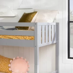 Twin Over Twin Wood Detachable Slat Bunk Bed - Saracina Home 27 Twin Over Twin Wood Detachable Slat Bunk Bed - Saracina Home -Children Furniture Store GUEST add75f27 8906 4cc6 8567 695481704f16