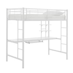 Full Analise Metal Loft Bed With Wood Desk - Saracina Home 14 Full Analise Metal Loft Bed With Wood Desk - Saracina Home -Children Furniture Store GUEST adeb3083 0c8b 4fbe ad34 362877d786d6