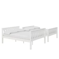 Full Over Full Petty Wood Bunk Bed With USB Port - Room & Joy -Children Furniture Store GUEST ae81c2e7 9825 468f b8c9 0d224ac8bb2e