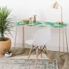 Jacqueline Maldonado Paradise Palms Desk With Gold Legs - Deny Designs -Children Furniture Store GUEST aefb5fff 2486 4cea a12a 4b5a6b9da54c