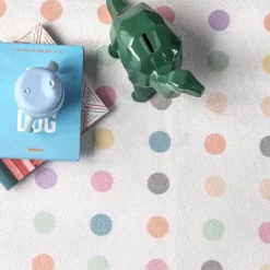 NuLOOM Larissa Machine Washable Kids Polka Dot Area Rug -Children Furniture Store GUEST af19154b 3e54 411b 9d47 dd39ee32b4b7