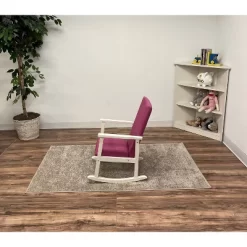Kids' Rocking Chair With Fully Upholstered And Seat Back Pink - Gift Mark -Children Furniture Store GUEST af698b29 dce0 4a04 982a 253f97008ae8