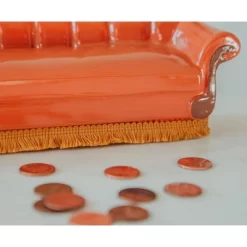 Silver Buffalo Friends Central Perk Orange Couch Figural Coin Bank Storage | Toynk Exclusive -Children Furniture Store GUEST afe69746 563c 41a3 bbc8 ebbf30e1480e