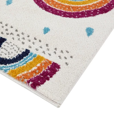 Mary Rainbow Kids' Rug Cream - Balta Rugs 4 Mary Rainbow Kids' Rug Cream - Balta Rugs - Image 2