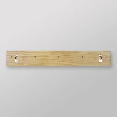 Painted Kids' Wood Hooks - Pillowfort™ 5 Painted Kids' Wood Hooks - Pillowfort™ - Image 3