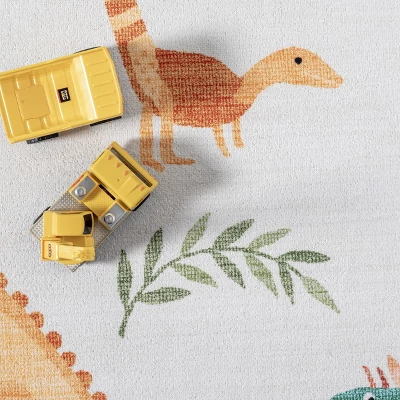 NuLOOM Eamon Dinosaur Machine Washable Kids Area Rug 7 NuLOOM Eamon Dinosaur Machine Washable Kids Area Rug - Image 5