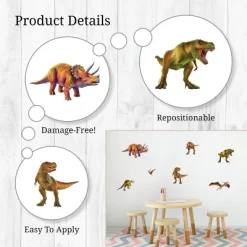 T-Rex And Friends Wall Decor - Decalcomania -Children Furniture Store GUEST b1e83498 587f 477c 9cda d60e0a61a3bd