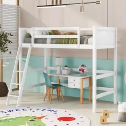 Twin Size Wood Loft Bed With Ladder-ModernLuxe 20 Twin Size Wood Loft Bed With Ladder-ModernLuxe -Children Furniture Store GUEST b21d8dff 6c97 4d1f b742 88aab9dabaf5