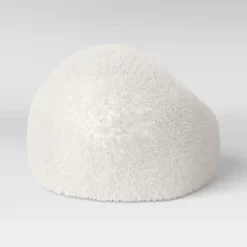 Long Fur Kids' Bean Bag Cream - Pillowfort™ -Children Furniture Store GUEST b3272a7d 00c1 4f6a aeac 00c60339218b